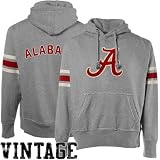 NCAA Alabama Crimson Tide Ash Bolt Vintage Pullover Hoody Sweatshirt