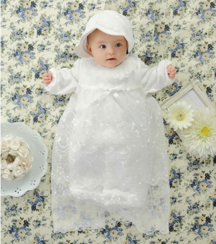 (チャックル) chuckle *PureWhite*セレモニードレス3点セット ホワイト 50-60cm P5326-00-10
