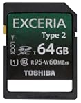 Toshiba Sdxc 64GB Exceria II 95Mb/s U...