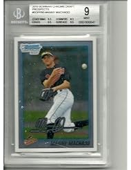 Collectibles: 2010 bowman chrome draft manny machado rookie graded bgs 9