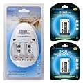Digimax SCH200 Battery Charger for AA/AAA/PP3 9V batteries with 2 x 9v Digimax batteries