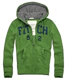 Abercrombie & Fitch Mens Elk Lake Waffle Lined Hoodie, Green