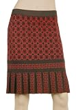 PLEATED HEM SKIRT