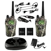 Midland Outfitter Series GXT950VP4 5 Watt 42 Channel 30-Mile Waterproof GMRS with NOAA All Hazard /Weather Alert and Direct Call, Mossy Oak Break Up Camo, Pair