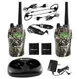 Midland Outfitter Series GXT950VP4  5 Watt 42 Channel 30-Mile Waterproof GMRS with NOAA All Hazard /Weather Alert and Direct Call, Mossy Oak Break Up Camo, Pair