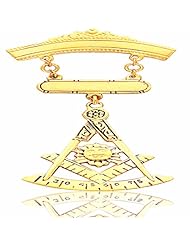 Masonic 10K Yellow Gold Brooches