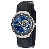 NFL Men's FDV-STL Agent Series St. Louis Rams Velcro Watch