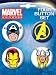 Captain America Thor Iron Man Avengers 4 Piece Button Set