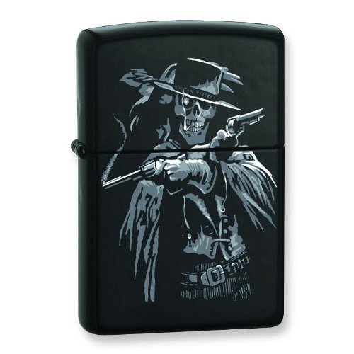 American Hardcore Cowboy Black Matte Zippo Lighter