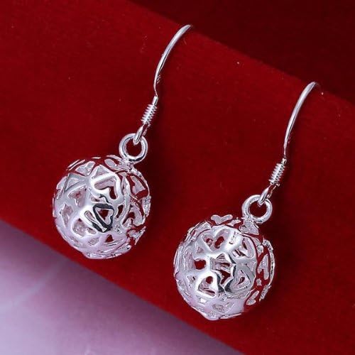 Poppular earring Fashion 925 Silver Ball Earrings For Women Wholesale Silver 925 Jewellery By Mary J