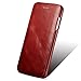 iPhone 6 leather case, Icarercase Premium iPhone 6s Genuine Leather Wallet Case Curve Edge Flip Style, Vintage Folio Cover for Apple iPhone 6 4.7 Inch in Leather (Red)