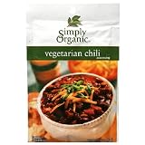 Simply Organic Seasoning Mix, Vegetarian Chili, 1-Ounce Packets (Pack of 24)