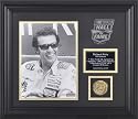 Richard Petty Hall of Fame Inaugural Inductee Framed 6x8 Photo with Engraved Plate and Gold Coin - LE of 2010