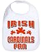Irish Cardinals Fan the Country of Ireland Shamrock Lucky Football Baby Bib