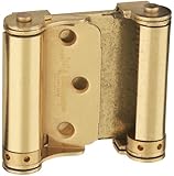 National Hardware V127 Double-Acting Spring Hinge, 3-Inch, Brass