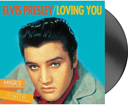 Elvis Presley Loving You 2017 Wall Calendar - Pages Shaped Like LP Records