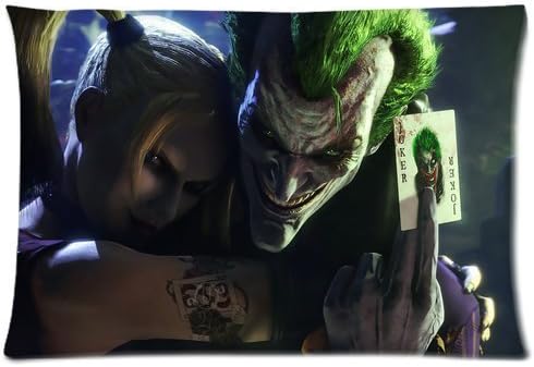 Yummy Bears Morimo Joker and Harley Quinn Pillowcase Rectangle Zippered Two Sides Design Printed 20 pillows Throw Pillow Cover Cushion Case Covers