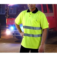 Sicherheitshemd Polo Shirt in Gelb Gr.M