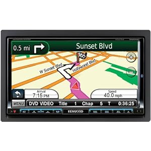 Kenwood Excelon DNX9140 In-Dash Double-Din DVD Multimedia AV Receiver (Black)