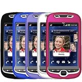 5-in-1 Colorful Rubberized Hard Skin Case Cover Accessories for HTC Mytouch 3G Slide New By Electromaster