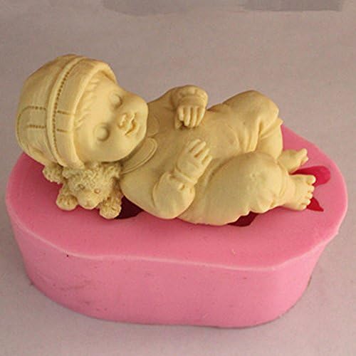 SDONG Sleeping Baby Boy S347 Craft Art Silicone Soap mold Craft Molds DIY Handmade soap molds