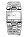GUESS Women's Crystal Accented Stainless Steel Watch #95484L