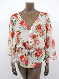 IMAGE OF Alice + Olivia womens yoko floral multi top