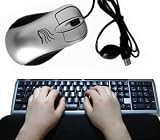 2-piece Set: ValueRays® USB Warm Mouse & USB Warm Keyboard Pad, Heated Keyboard Pad, Heated Mouse, Warm Mouse, Heated Computer Mouse, Warm Computer Mouse, Ergonomic Keyboard Pad, Keyboard Wrist Rest, Ergonomic Mouse, Infrared Heating Pad, USB Hand Warmers, 2-piece Set - FREE SHIPPING + $2 Handling!