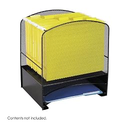 Safco Products Onyx Hanging File/2 Horizontal Sorter, Black (3260BL)
