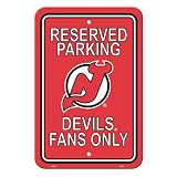 NHL New Jersey Devils Plastic Parking Sign