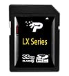 Patriot LX Series 32 GB Class 10 SDHC Flash Memory Card PSF32GSDHC10 (Black)