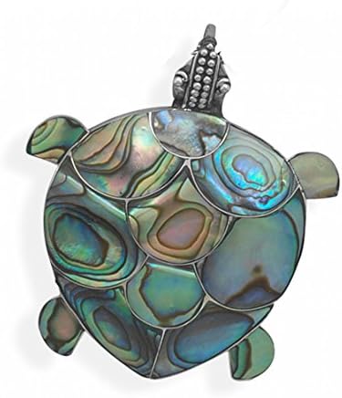 Paua Shell Turtle Pin/Pendant