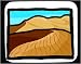 Decorated Mouse Pad with desert, desolate, sand, dunes