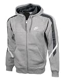 Nike Swoosh Kapuzenjacke Sweatshirt Jacke Grau Kapuze Gr.: S