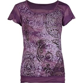 FULL TILT Burn Out Back Girls Top