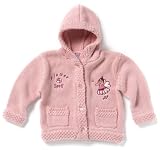 Sterntaler 76868 - Strick-Kapuzenjacke Flora, Farbe: rose