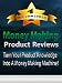 Money Making Product Reviews [With Illustrations]