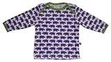Produkt-Bild: loud + proud Unisex - Baby Hemd, Tierdruck 205, Gr. 122, Violett (Pflaume)