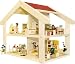 Puppenhaus Filius aus Holz (aufgebaut)