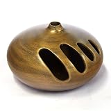 Handmade Gourd Shaped Decorative Ceramic Accent Vase