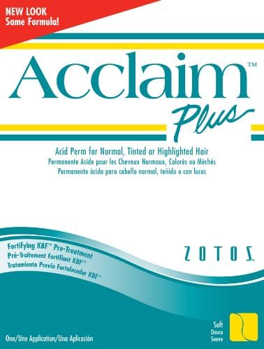 Acclaim Plus Acid Perm for Normal, Tinted or Highlighted Hair Kit (Pack of 6)