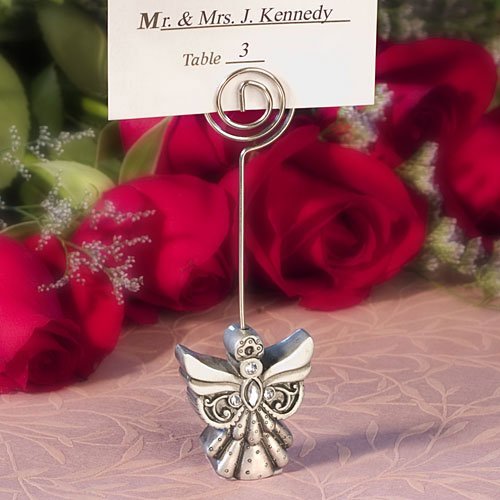 Angel Design Place Card Holder Favors (Set of 12) Real Wedding Day