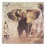 Patchwork Elephant Mural Style 35692 Elephant Wall Mural