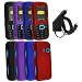 4 Color Rubber Hard Case+DC Charger For LG Cosmos VN250
