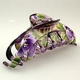 Epine Purple - Cubitas Sisley Collection (Hand-set crystal jewelry, Claw clip)