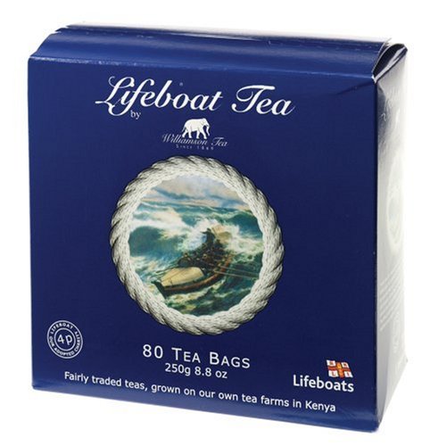 Lifeboat Tea, 80 Count 8.8-Ounce Boxes (Pack of 4) by Lifeboat