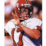 Mike McMahon Autographed Rutgers Scarlet Knights (White Jersey) 8x10 Photo