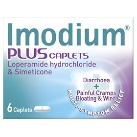 Imodium Plus Diarrhoea Relief - 6 Caplets