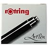 ROTRING - Cartouches d'encre pour stylo plume "Artpen", noir Pqt 6
