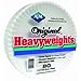 A J M Packaging Corp OH9AJFWH Heavyweights Paper Plates, White